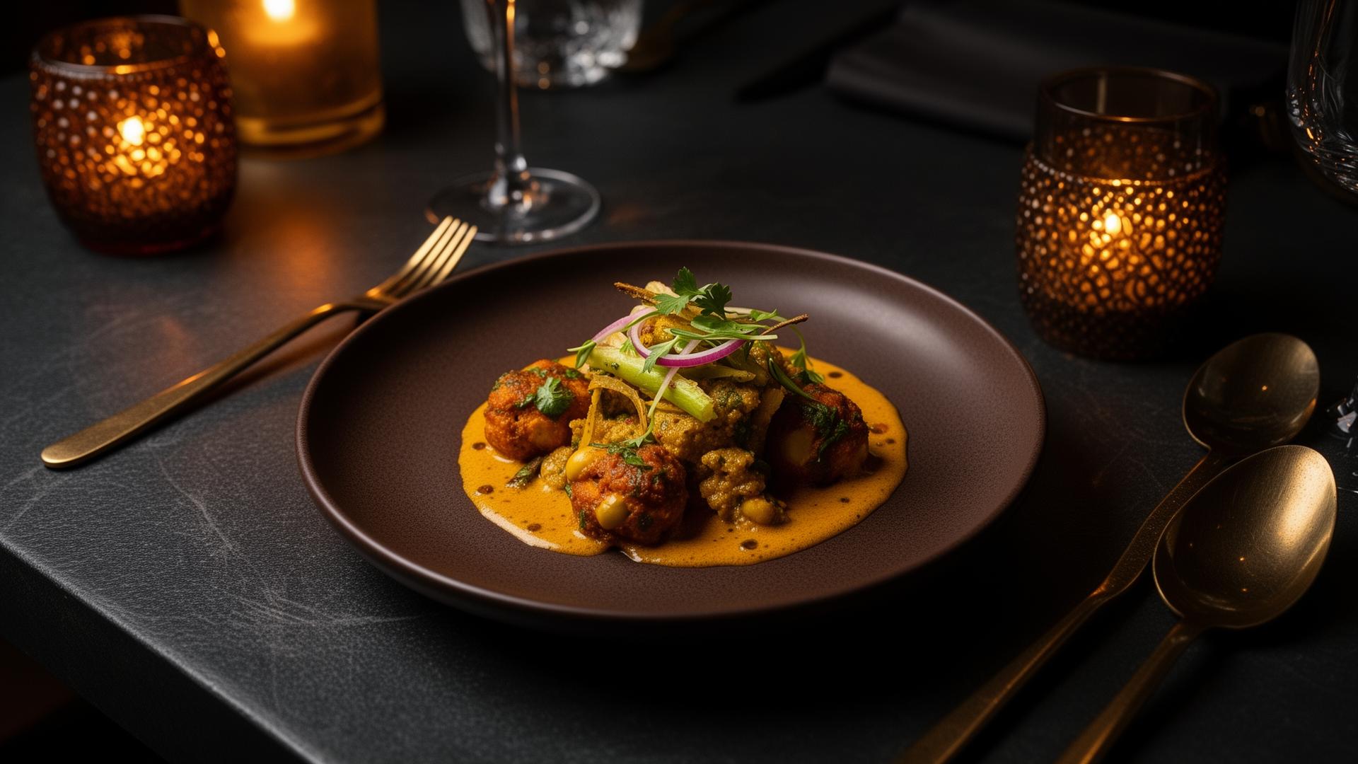 Plated signature dish